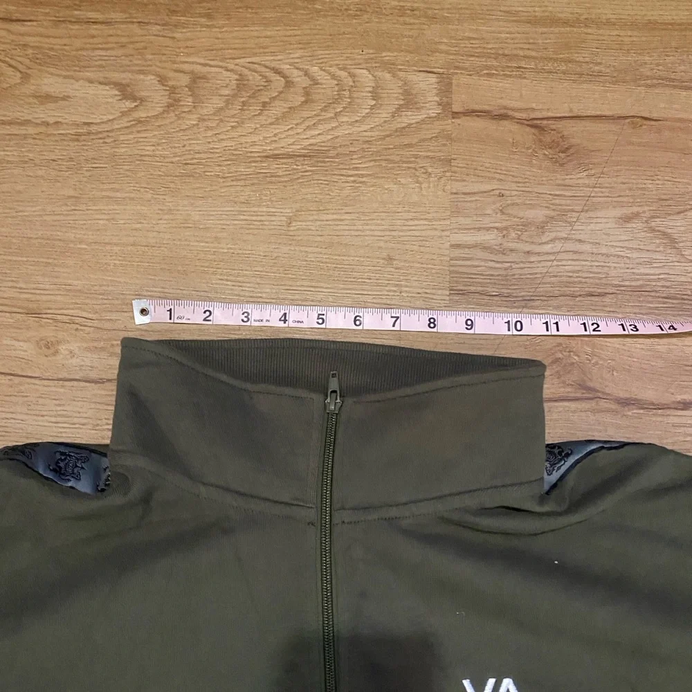 RVCA Olive Green Crew Neck Shirt